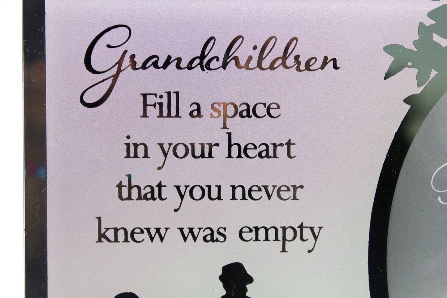 Grandchildren Sentiment - Fill a space in your heart photo frame gift