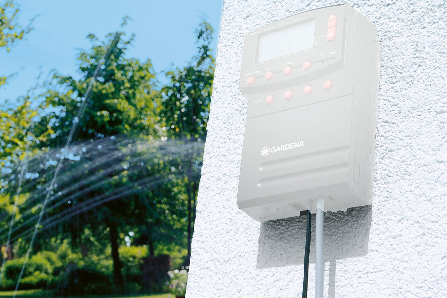 Gardena Connection Cable 24 V, 15 m: Connection cable for connecting up to six 24-V Gardena irrigation valves, cable cross section 7 x 0.5 mm?