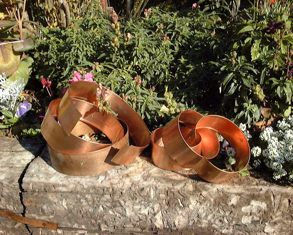 Copper Slug and Snail repellent Rings 17cm pack of 6
