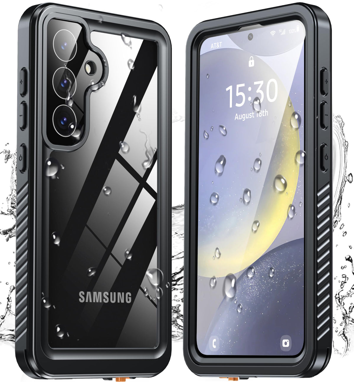 ANTSHARE for Samsung Galaxy S25 Case, [IP68 Waterproof] Samsung S25 Case with [Built-in Screen/Camera Protector], Full Body Sealed Protective Front