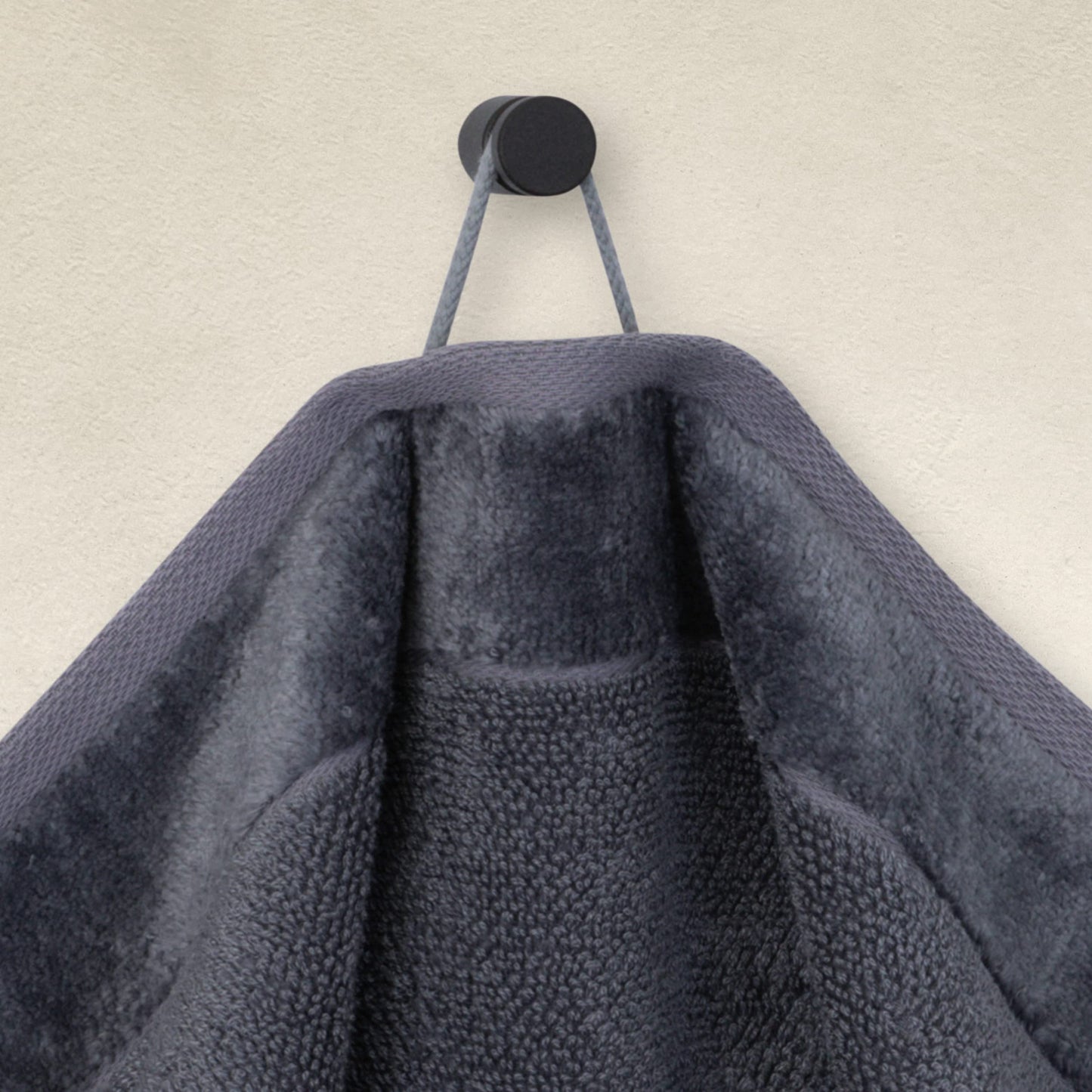 Möve Bamboo Luxe soap cloth 30 x 30 cm made of 60% cotton / 40% viscose from bamboo cellulose, stone