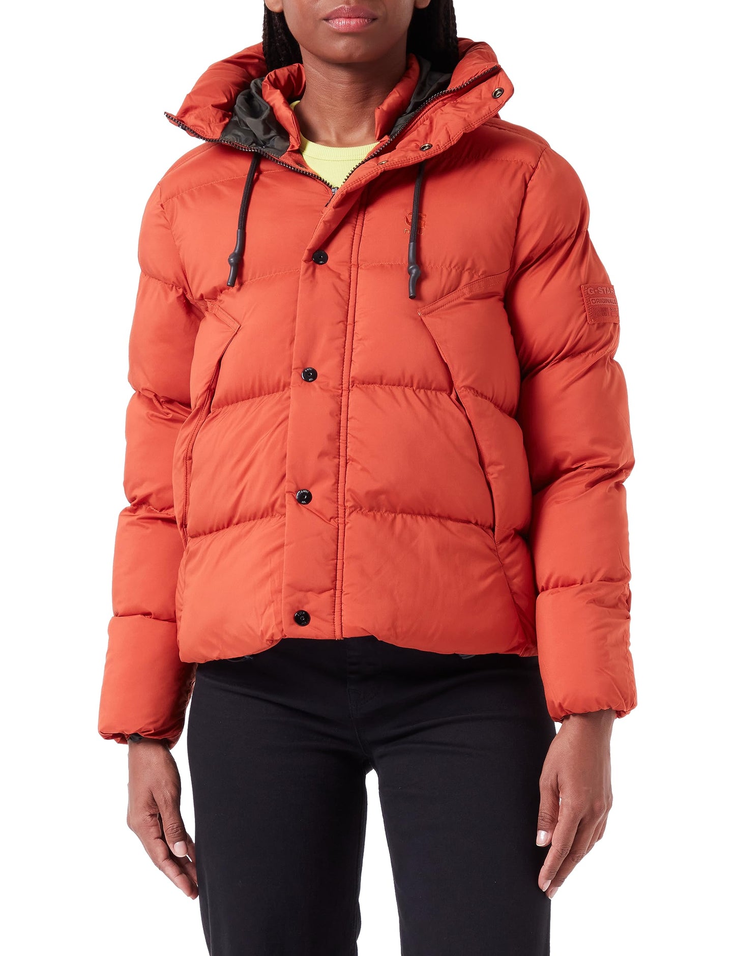 G-Star Women's Whistler Short Puffer wmn, Orange (rooibos tea D23534-D199-G052), XS