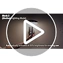 NBHANYUAN Lighting LED Outside Lights Mains Powered with 4 Modes Motion Sensor,SUS316 Stainless Steel PIR Outdoor Wall Light for Patio,Porch,Front Door 3000K Warm Light 220-240V IP54