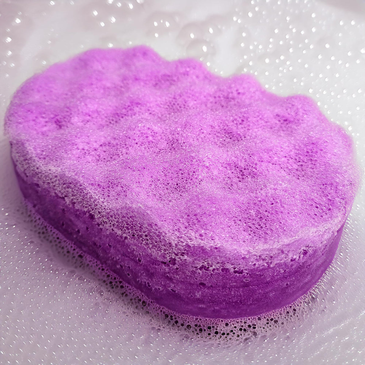 Martian Exfoliating Soap Sponge - 250g - Moisturising Shea Butter - Perfume Scent - Vegan Friendly - Puddle of Wax - Made in The UK