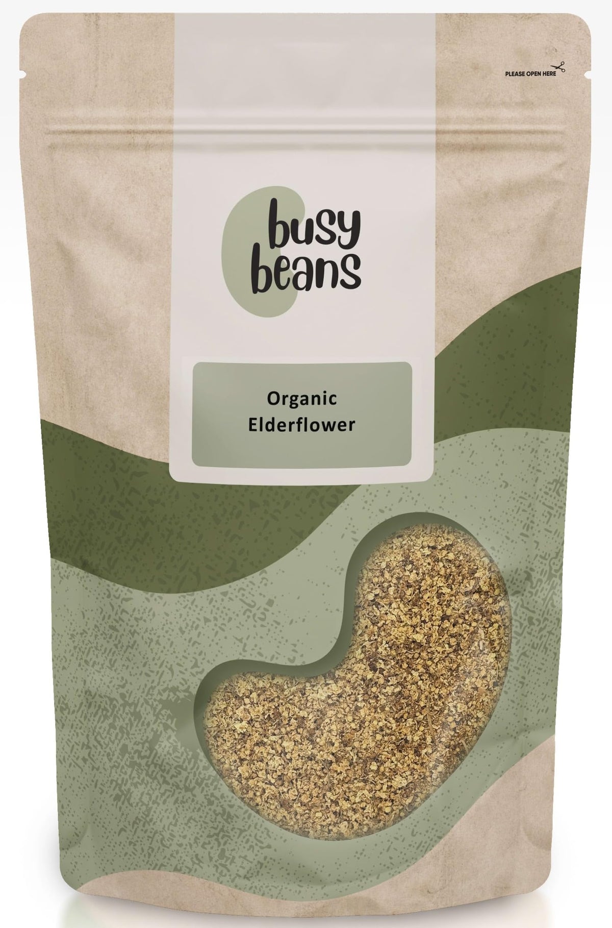 Organic Elderflower - Certified Organic - by Busy Beans Organic (250g)