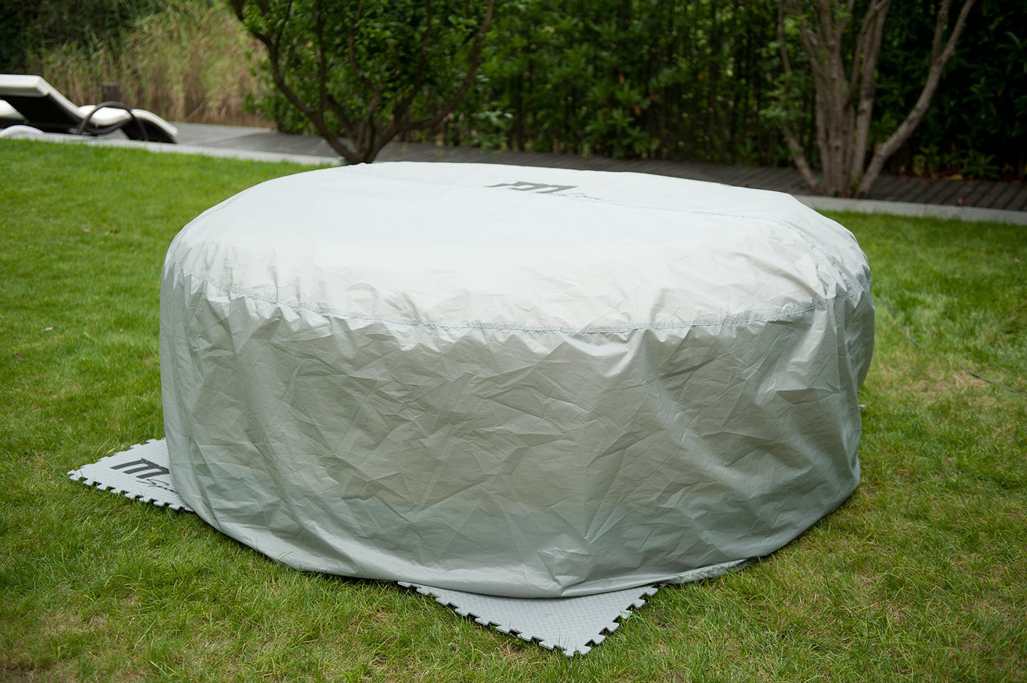 SHATCHI 190 x 70cm Thermal Hot Tub Cover - 4 Person Hot Tub Full Coverage - Universal Fit Energy Efficient, Water Repellent & UV Resistant Overall Spa