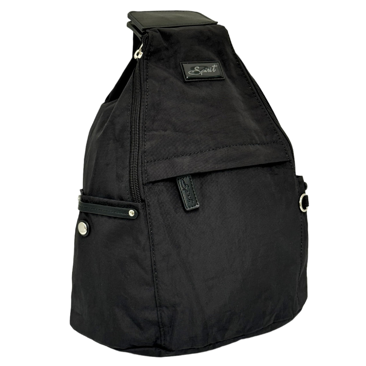 Spirit - Nylon Waterproof Backpack - Lightweight Rucksack with Multiple Pockets and Adjustable Straps - Travel and Holiday Backpack, Black