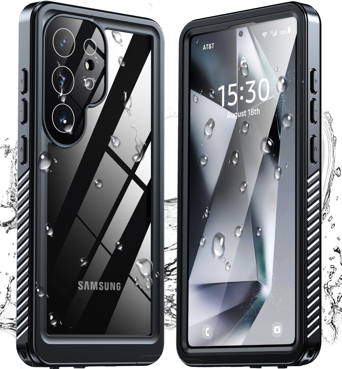 ANTSHARE for Samsung Galaxy S25 Ultra Case, [IP68 Waterproof] Samsung S25 Ultra Case with [Built-in Screen/Camera Protector], Full Body Sealed