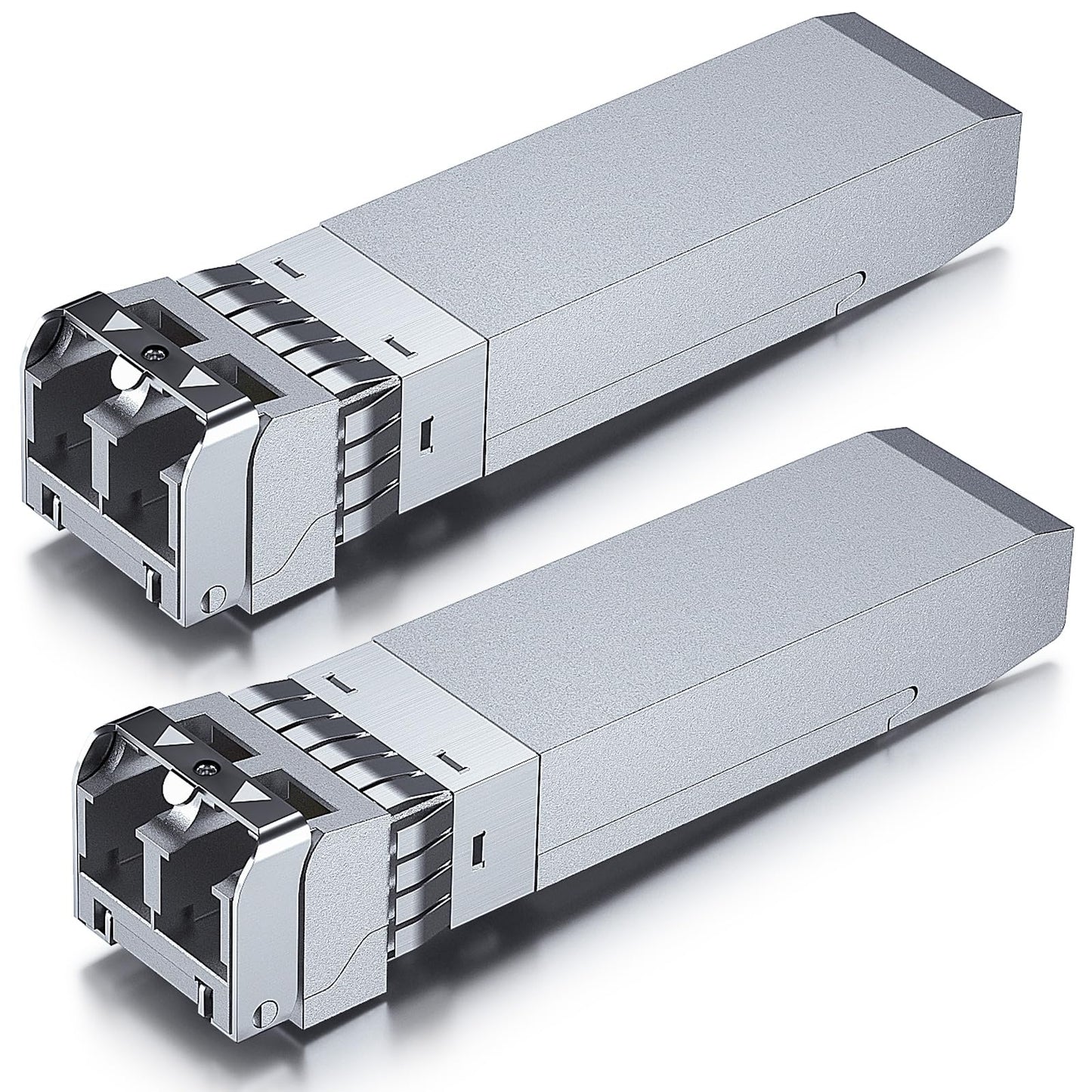 [2 Pack] Aruba HP J9150A/ J9150D Compatible SFP+ SR Multimode Transceiver, 10GBase-SR SFP+ Fibre Module, Dual LC Connector, 850nm, 300m