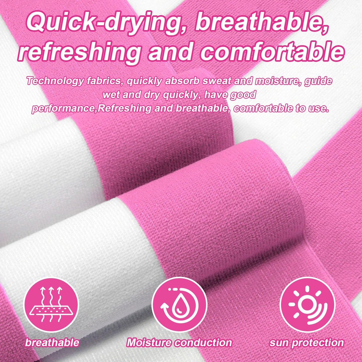 MUZHUPGUZ 1 PCS 75 x 150cm Large Microfibre Beach Towels for Adults