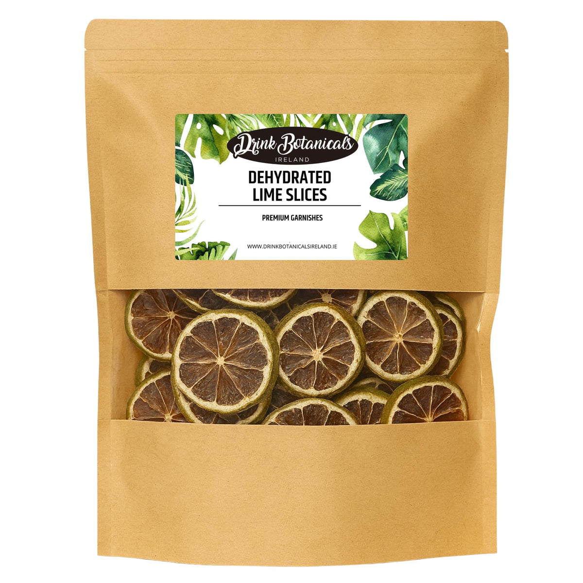 Dehydrated Dried Lime Slices | Lime Wheels | 45 + Servings Approx. | 100% Natural No Added Sugars | For Cocktails, Wreath Making, Tea, Cakes,
