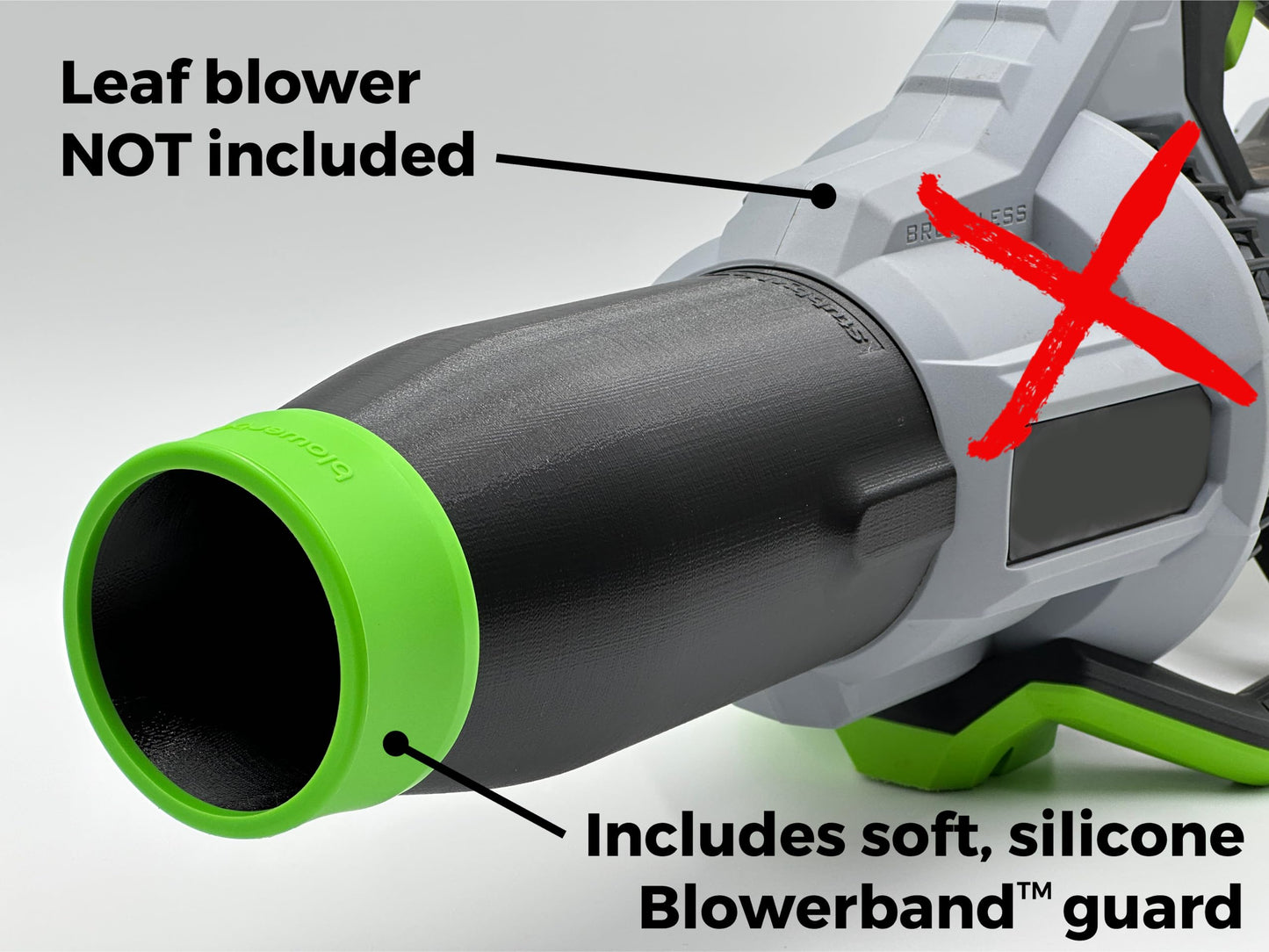 Stubby Nozzle Co. Stubby Car Drying Nozzle for EGO Leaf Blowers (530, 575, 580, 615, 650, & 765 Models)