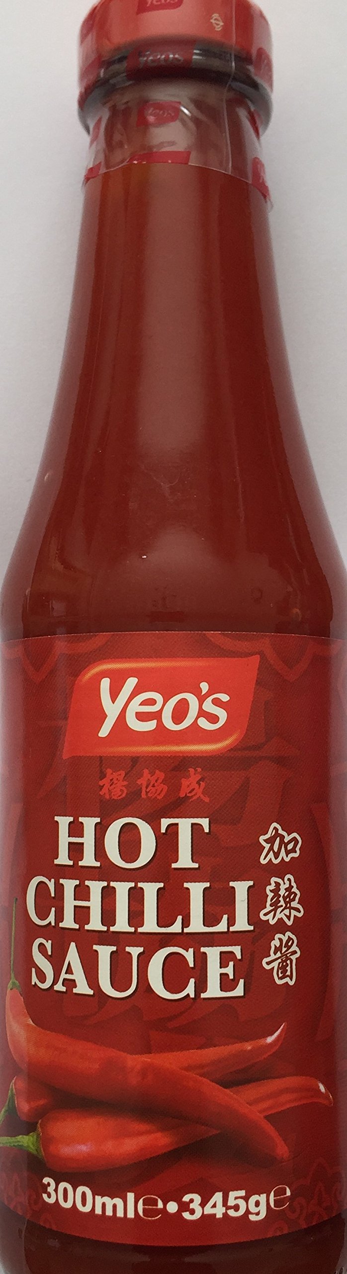 Yeo's Hot Chilli Sauce 345g (Pack of 2)
