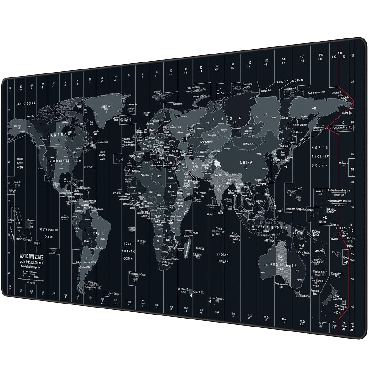 Anpollo Gaming Mouse Pad (900x400x3mm) Extended Mouse Mat Large Non-Slip Desk Pad with Precision Locked Edges Comfortable Keyboard Mat Suitable for