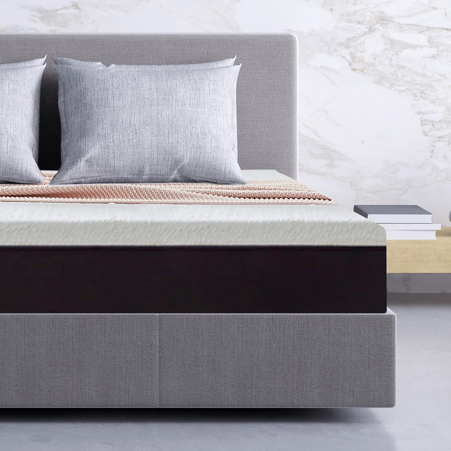 Classic Living Aether Memory Foam Mattress with Ventilated Gel, Breathable and Firm, CertiPUR-US Certified, Pressure Relief, Posture Support, 90x200