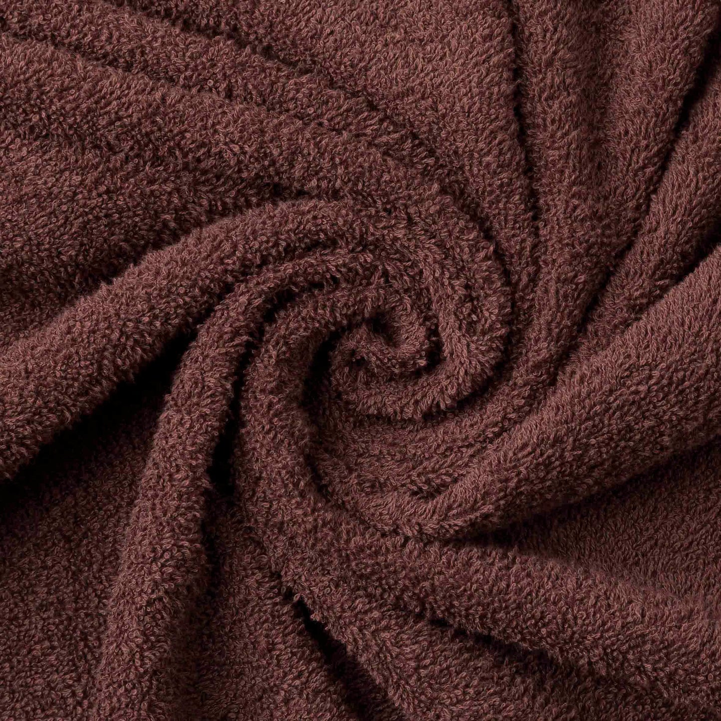 Todocama - Set of 12 Hand Towels (30 x 30 cm) 100% Soft and Absorbent Cotton, 550 gsm Premium, (Chocolate)