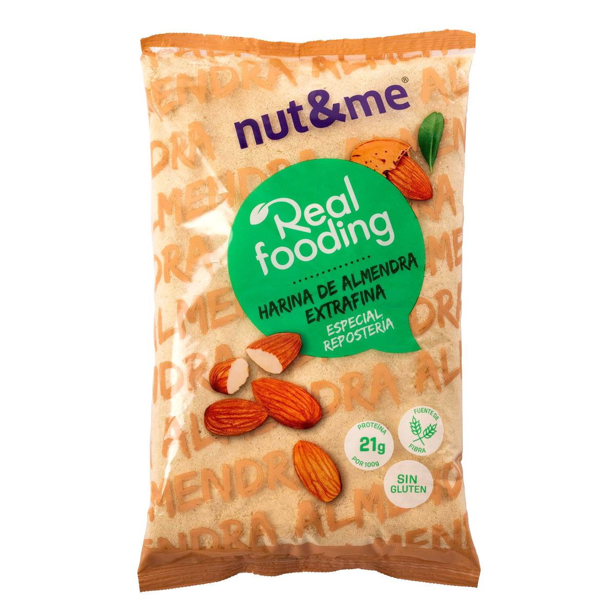 nut&me Almond Flour 1 kg | Extra Fine ground almonds | Made in Spain | Keto Diet | Ideal for Baking | 100% Natural blanched almonds | Premium Flour |