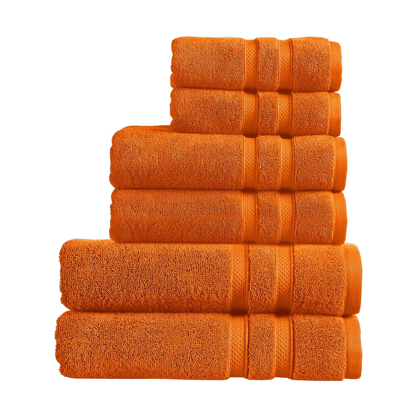 Christy Chroma Family Towel Set | Set of 6 | 2 Hand 2 Bath 2 Bath Sheets | Highly Absorbent Heavyweight 675GSM | Bold and Bright