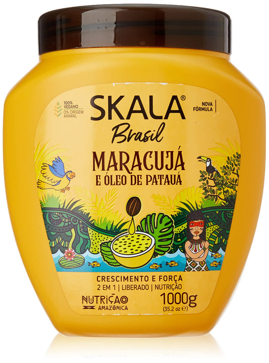 Skala Brasil Maracuja Creme de Tratamento, Conditioner 1000 ml