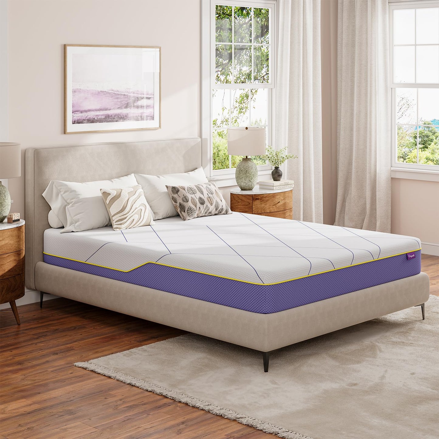 Vesgantti 18CM Cooling Gel Memory Foam Mattress - King Size, Medium Firm