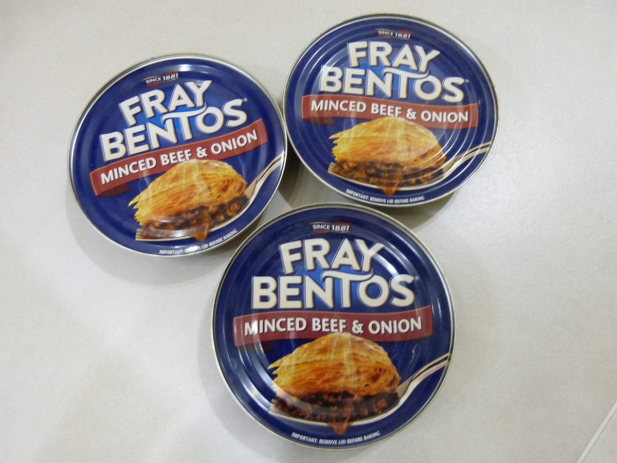 Fray Bentos Tinned Pies - Minced Beef & Onion - Trio