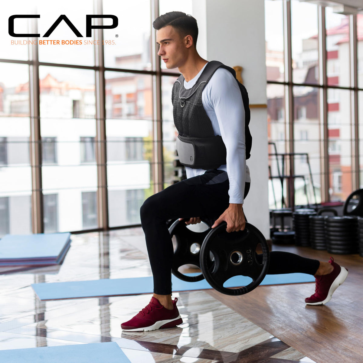 Cap Barbell (HHWV-CB020C Adjustable Weighted Vest, 20-Pound