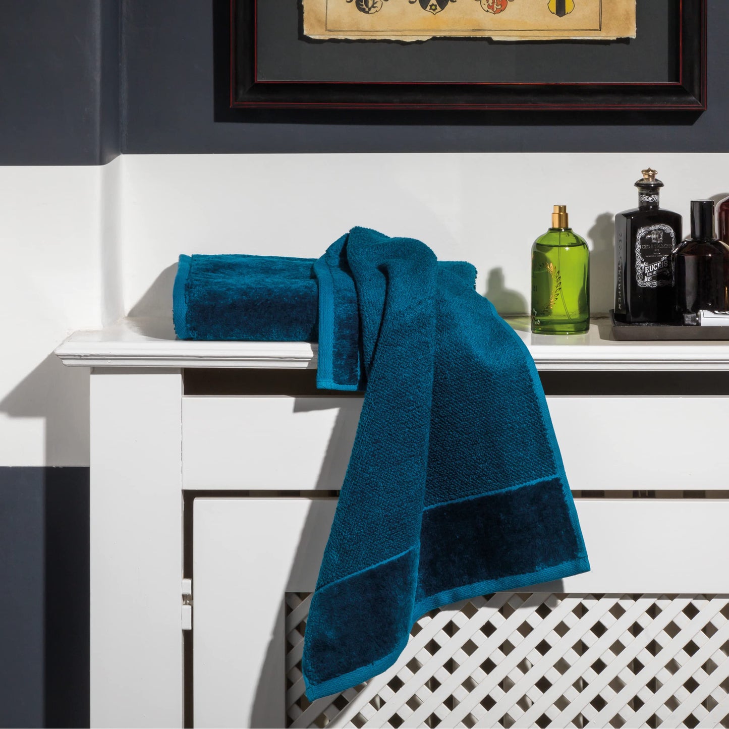 Möve Bamboo Luxe set of 3 wash gloves 15 x 20 cm made of 60% cotton / 40% viscose from bamboo cellulose, silver grey