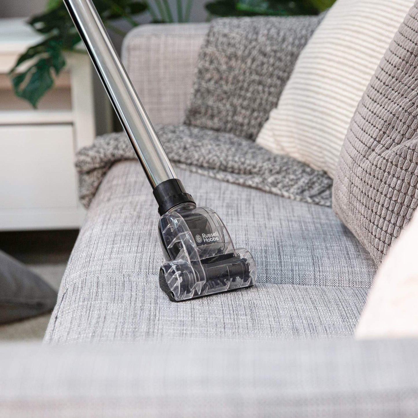 Russell Hobbs Cylinder Vacuum Cleaner ATLAS2 PET 2.5 Litre Grey & Purple with 3 in 1 Multi-Tool, Triple Dust Lock 700W High Efficiency Motor, PET