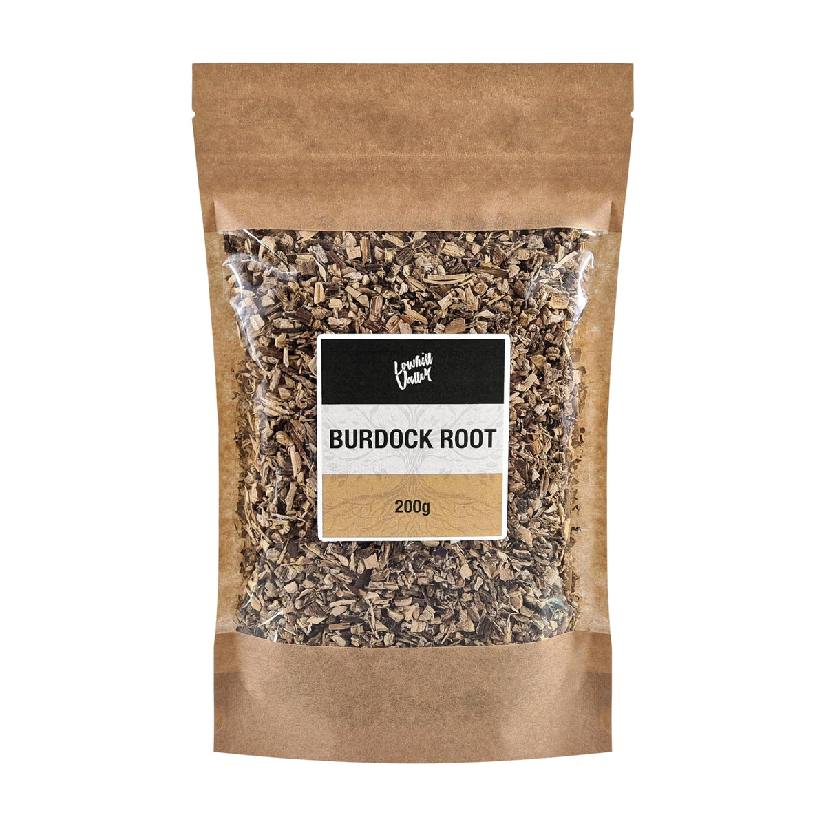 Lowhill Valley Burdock Root Herbal Tea - Nourish Your Skin, Soothe Your Body ? 100% Pure Burdock Roo ? Dried Herbal Tea Loose ? No Additives or