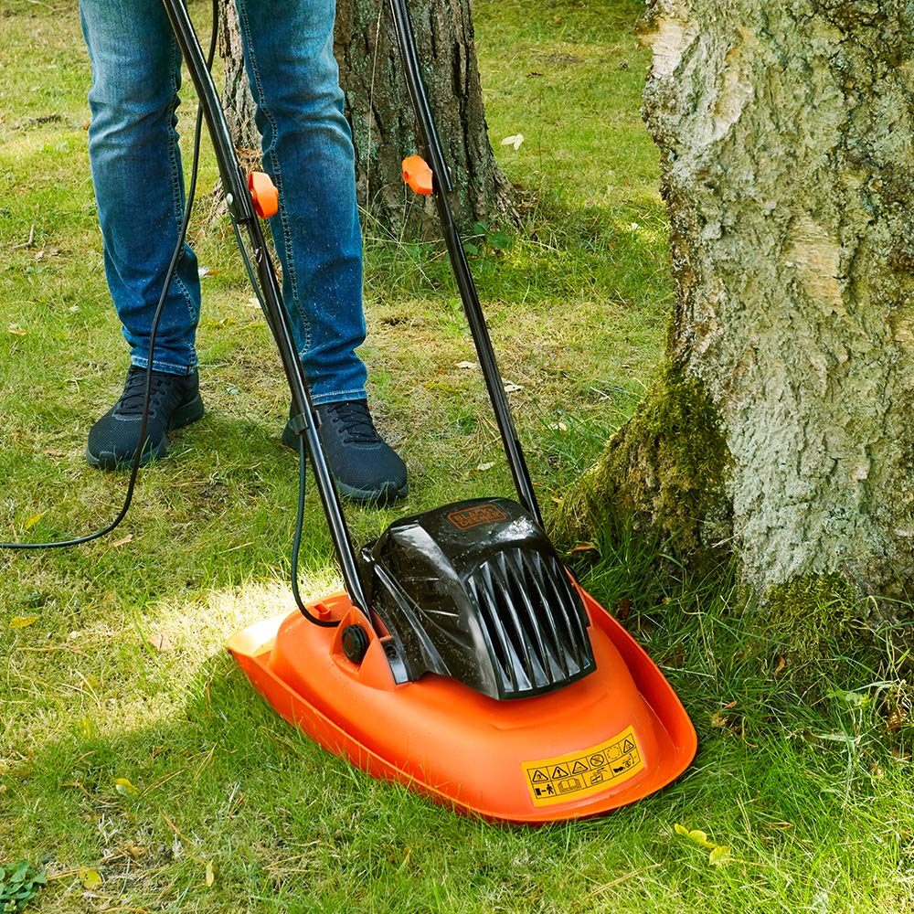 BLACK+DECKER 30cm Electric Hover Mower with GL250 Grass Strimmer