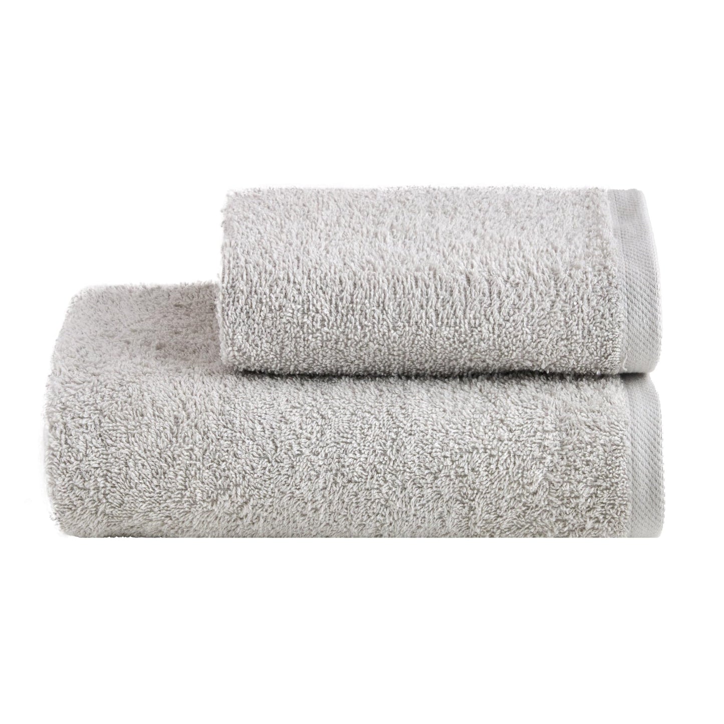 NELLA BIAGINI Minerva Bath Towel and Bidet Set, 100% Cotton Towel, 420 g/m², 110 x 60 cm + 60 x 40 cm, Soft, Absorbent, Plain