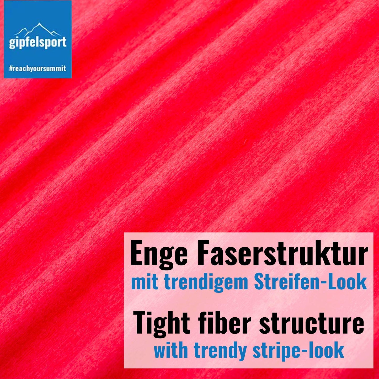 gipfelsport Microfibre Towel red 1x M(110x50cm)