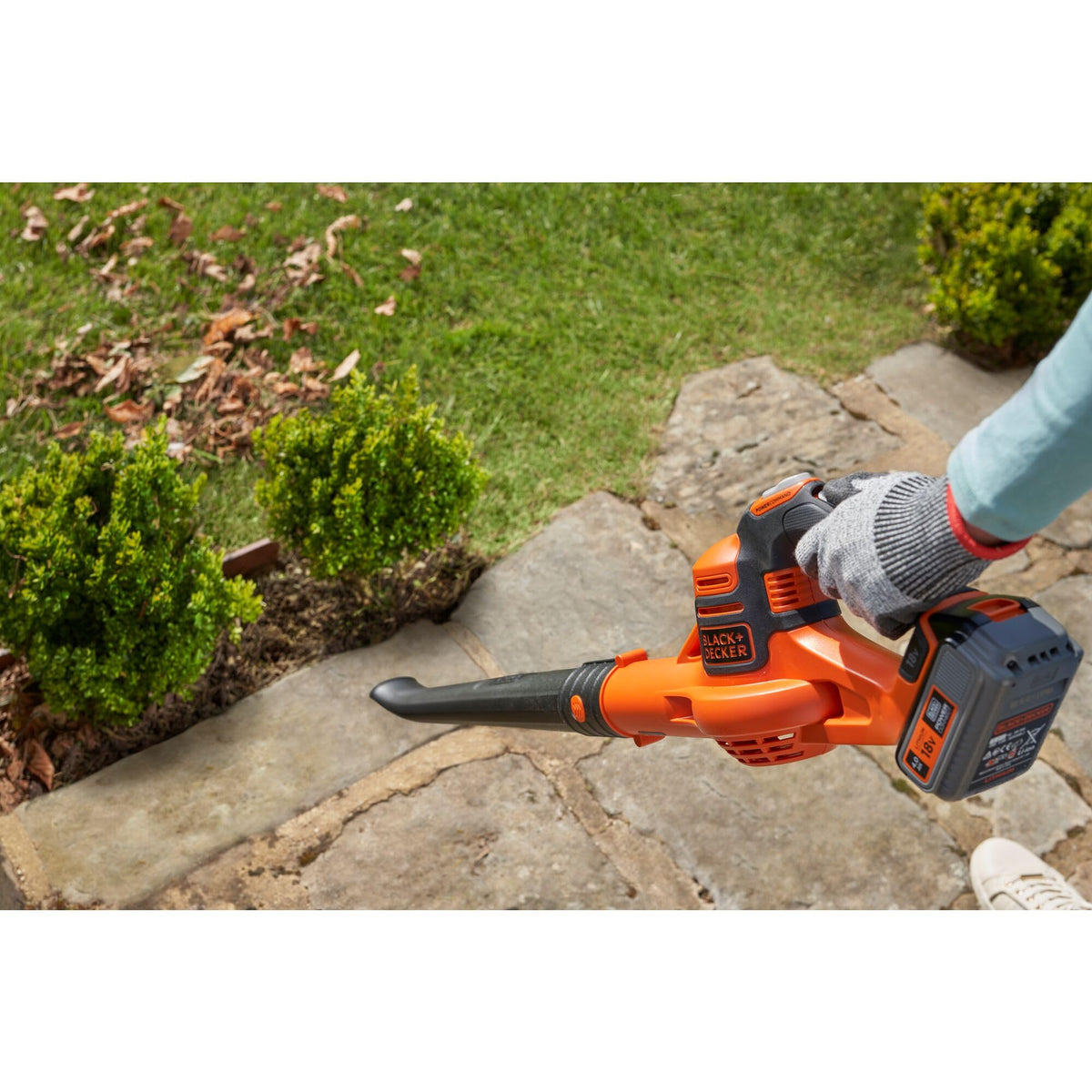 BLACK+DECKER 18V Cordless Blower with Boost Mode - Bare Unit (Battery not Included)