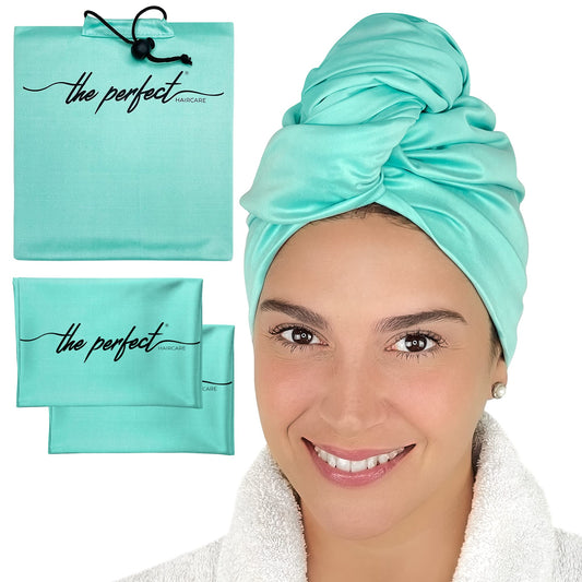 THE PERFECT HAIRCARE Hair Towel and Curl Scrunching Towel Set for Curly Hair Women and Girls - Wet Plopping SOTC & Micro-Plop