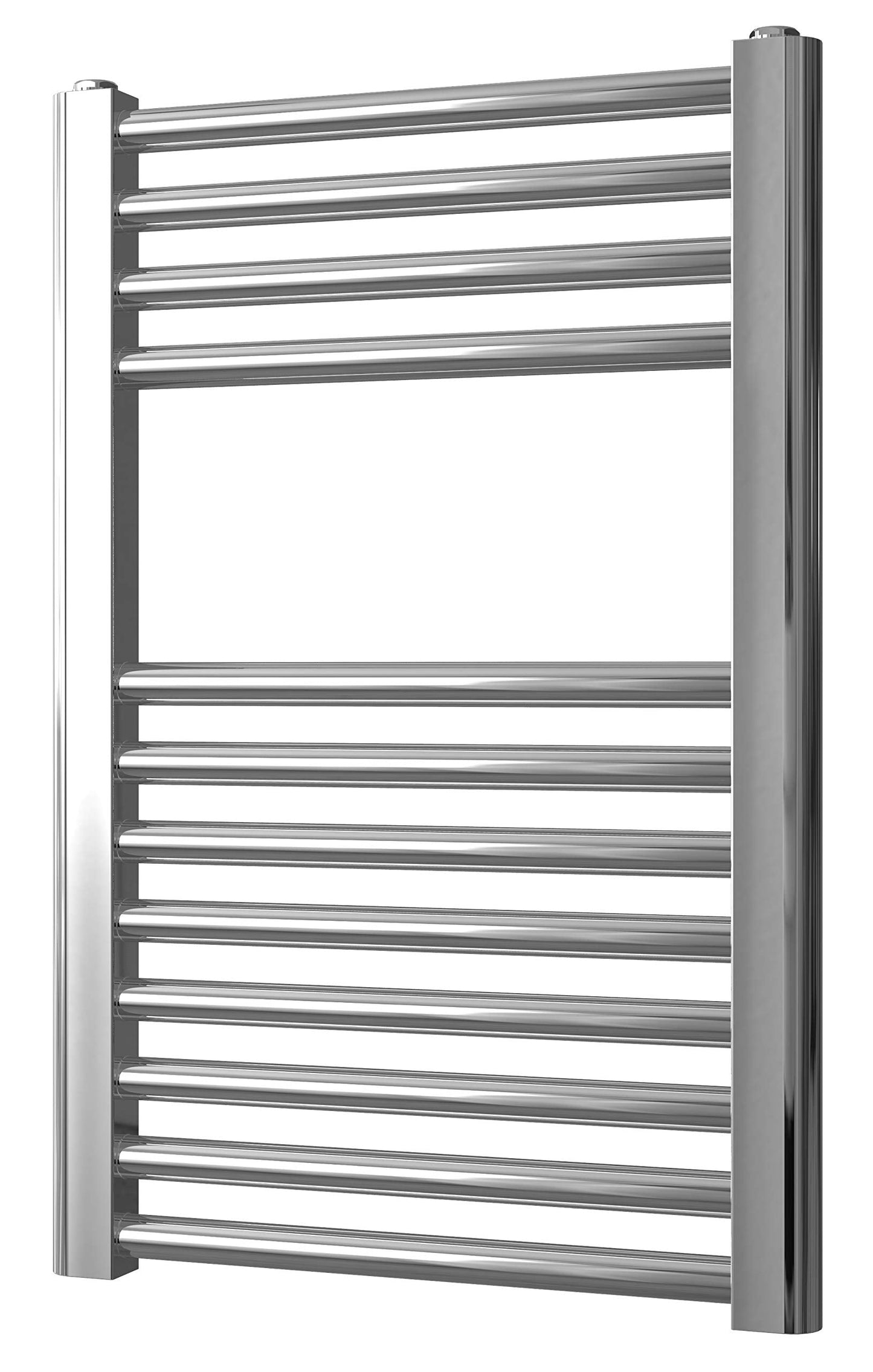 Greened House Chrome Electric Heated Towel Rail 400mm W x 600mm H