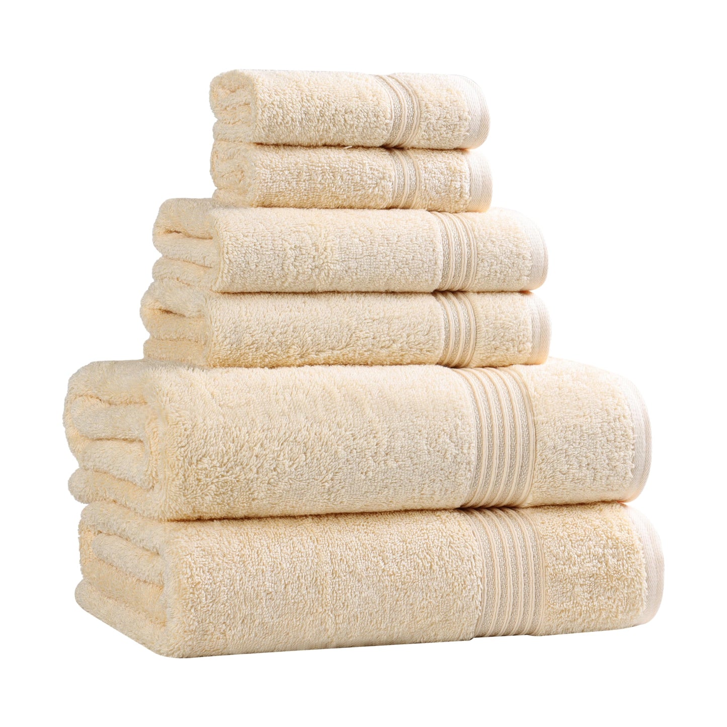 Home City, 100% Cotton, Towel Set, Canary - Towel