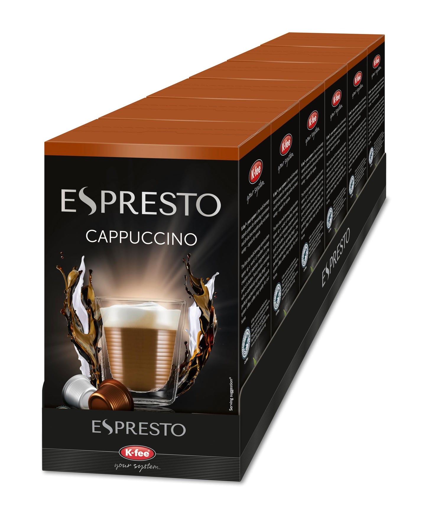 Espresto Cappuccino Pack of 6 x 142 g)