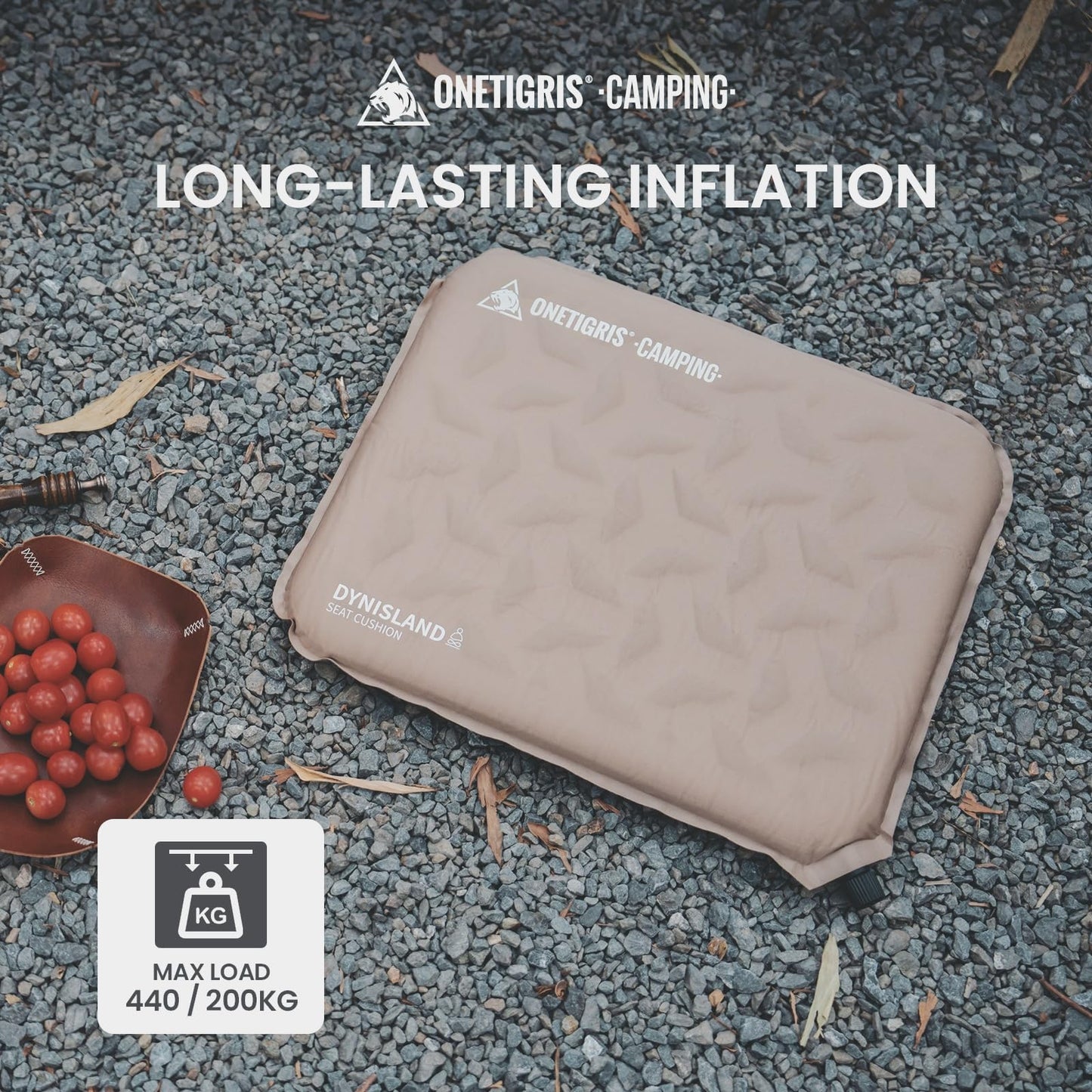 OneTigris Inflatable Seat Cushion, Lightweight Waterproof Seat Pad