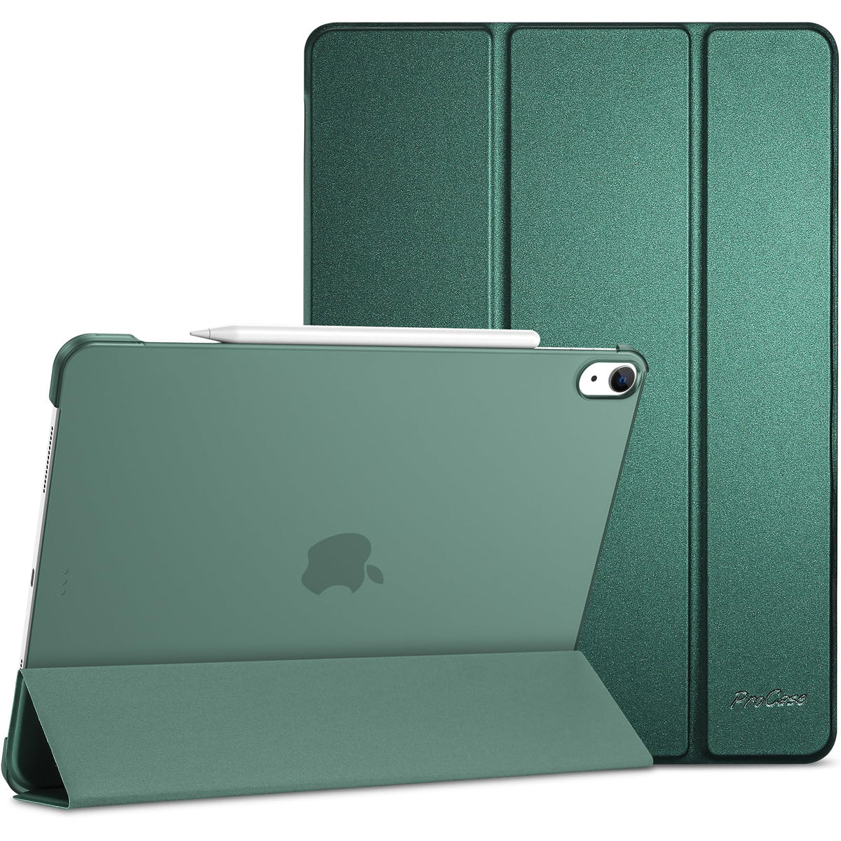 ProCase for iPad Air 13 Inch Case M3 2025/ M2 2024, Slim Smart Cover iPad 13 Air M3 M2 Case with Translucent Hard Shell Back, Support Touch ID, Auto