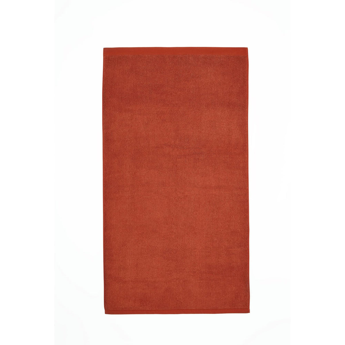 Drift Home - Terracotta Hand Towel (50 x 90cm) - Soft & Absorbent 600GSM Premium - Sustainable Cotton (BCI) - Recycled Bottles - Bathroom in Orange