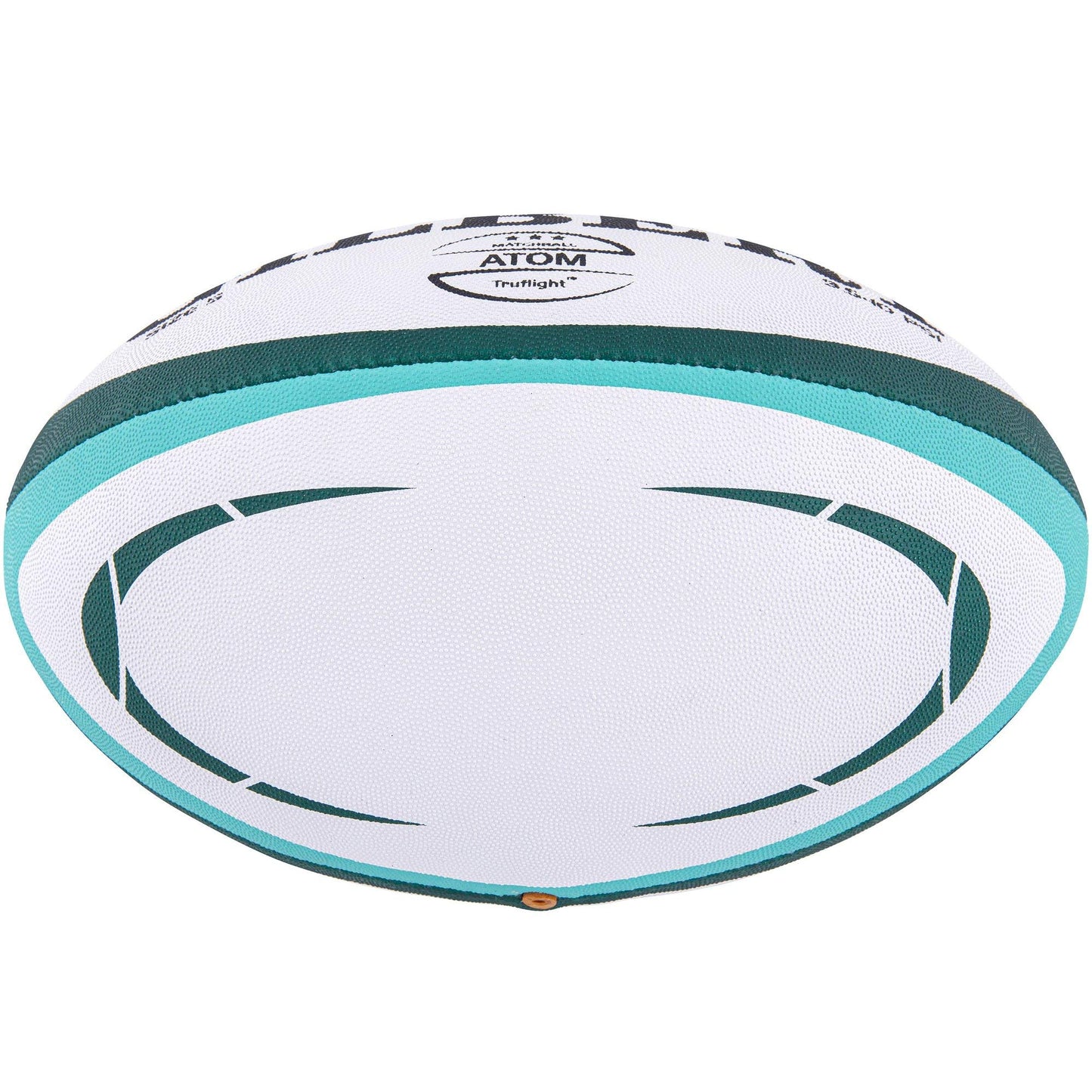 Gilbert Atom Rugby Ball [Each] ? GREEN ? SIZE 5 ? Conforms to World Rugby specifications