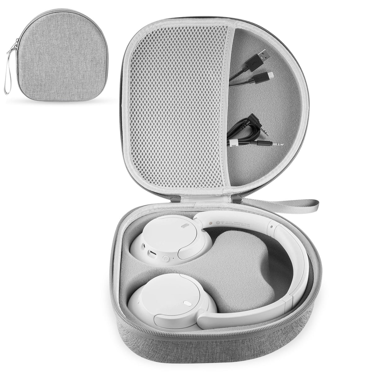 Case for Sony WH-CH720N WH-1000XM4 WH-CH700N and JBL 720BT 710BT Wireless Noise Cancelling Headphones, Travel Case Carrying Cover Bag with Removable