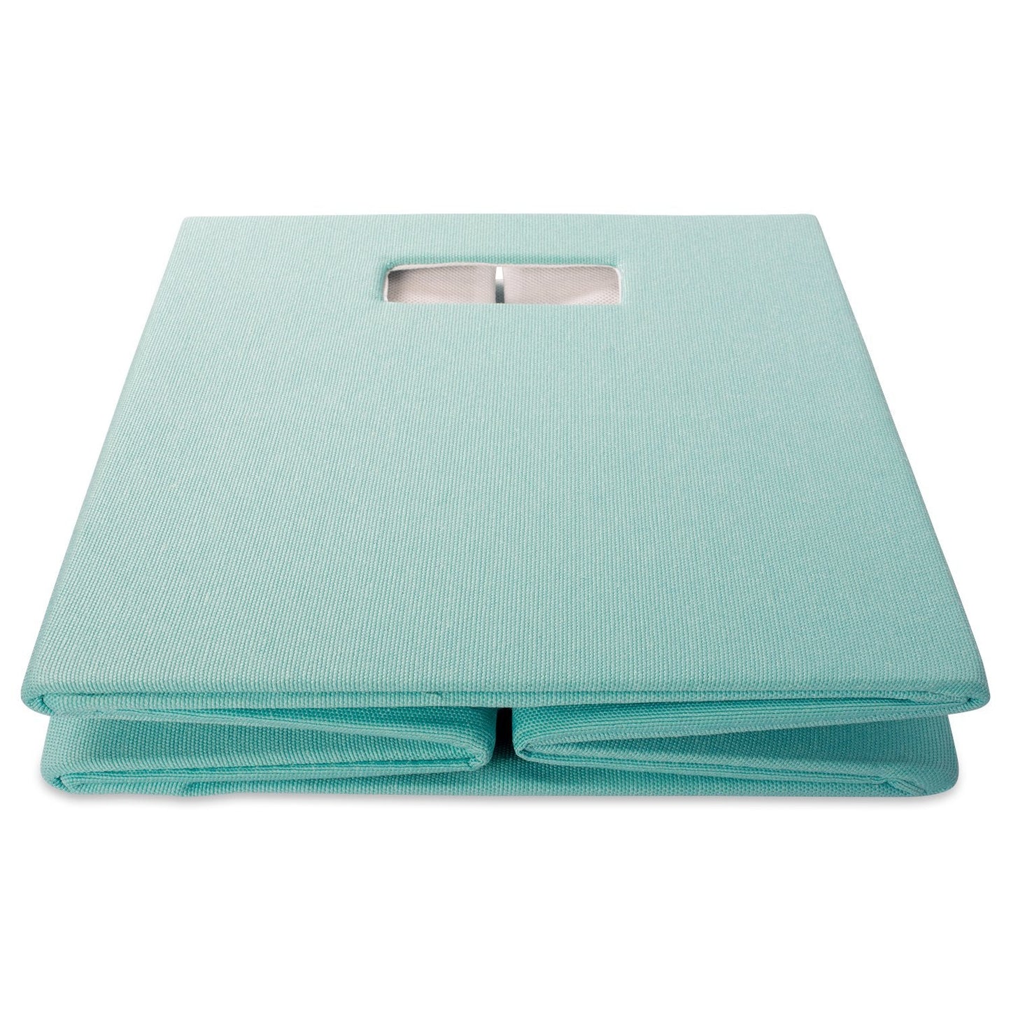 DII Poly Cube Hard Sided Folding Storage Collection - Aqua - Large