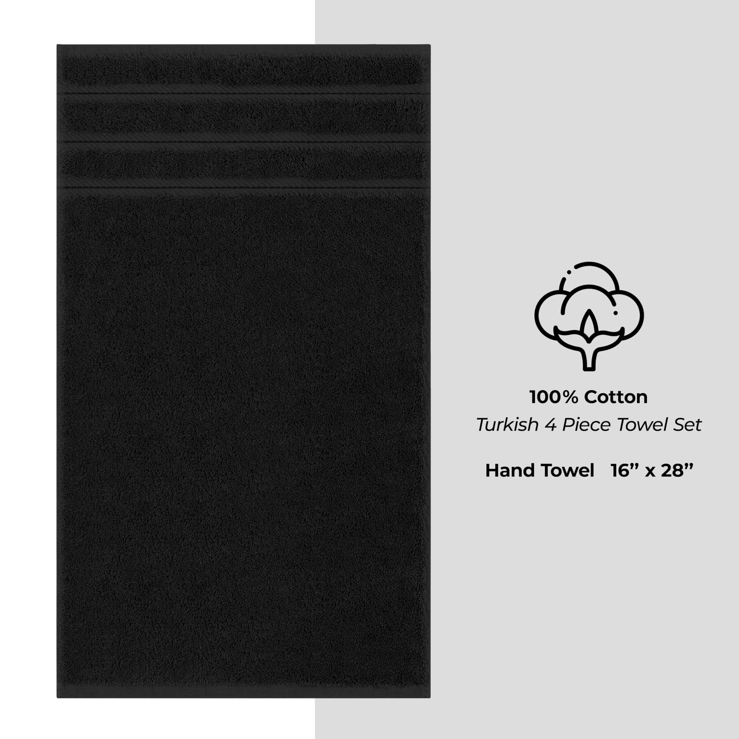 American Soft Linen Turkish Cotton Bath Towel Sets in 15 Colors Options & Styles, Maximum Softness & Absorbency