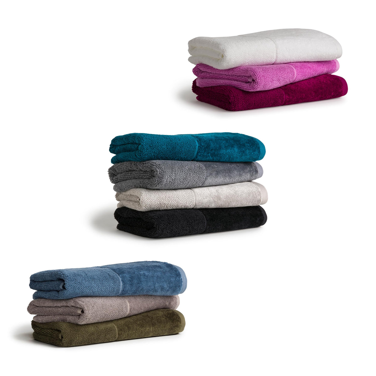 Möve Bamboo Luxe towel 50 x 100 cm made of 60% cotton / 40% viscose from bamboo cellulose, snow