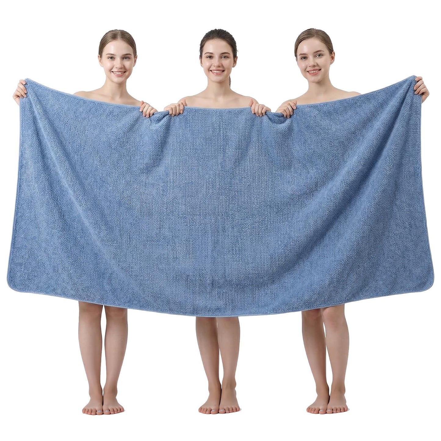 REDKISS 1-Pack Extra Large Bath Towels-100x200CM Microfibre Towel for Adult