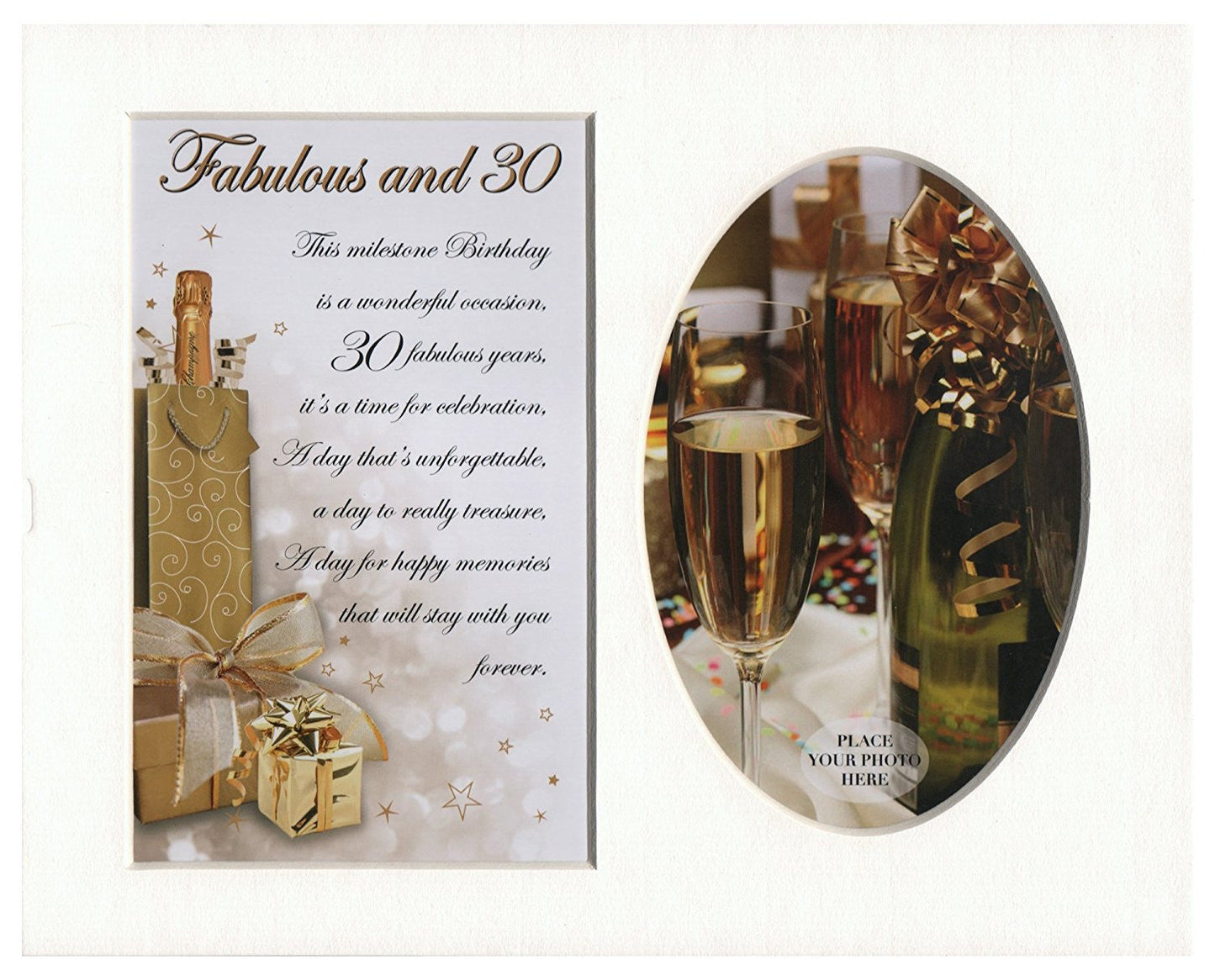 Fabulous and 30 Special Keepsake Photo Frame Mount