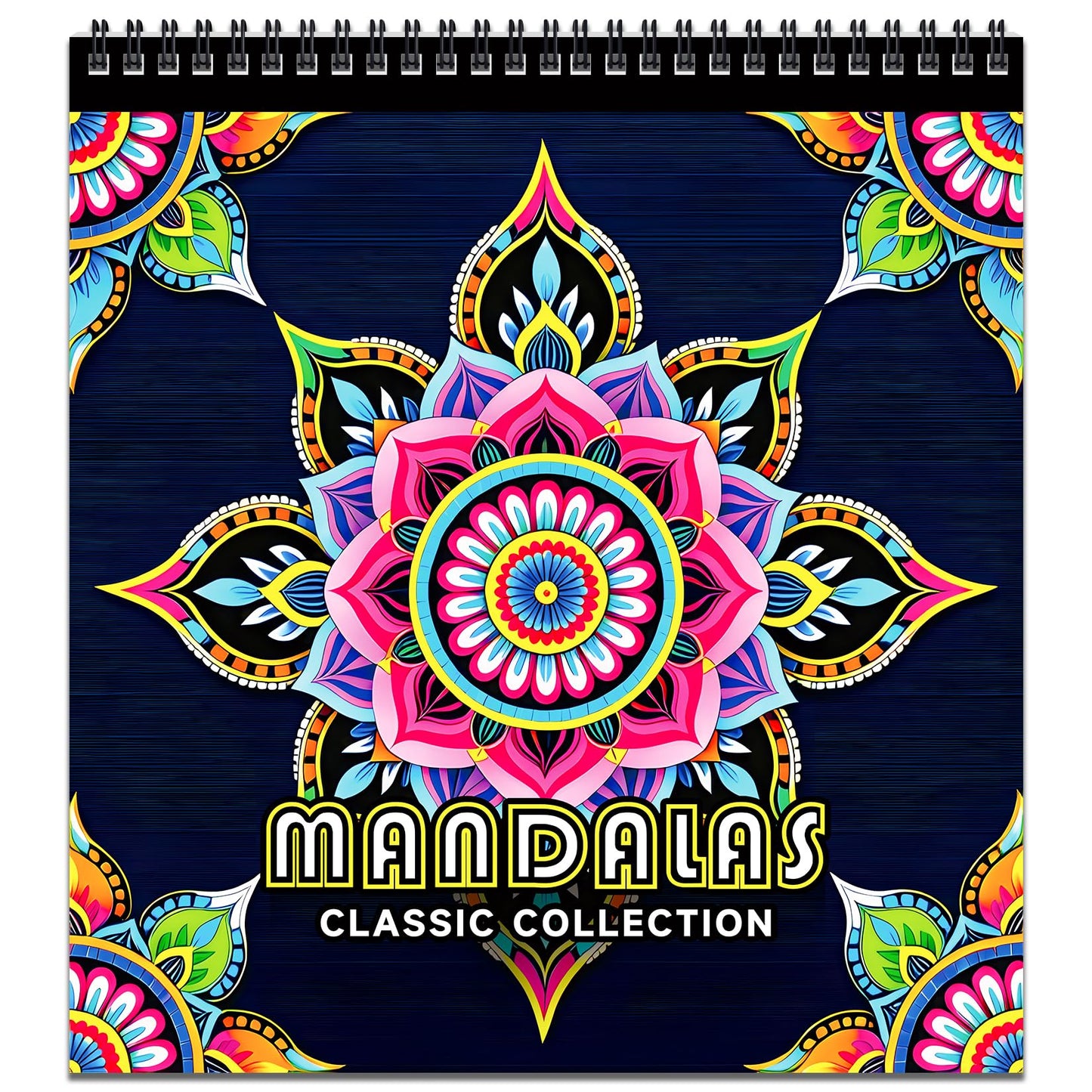 FUN LAVIE Adult Colouring Book Mandala Colouring Books for Adults Relaxation and Teens Stress Relief, Spiral Bound Book for Women, Mindfulness