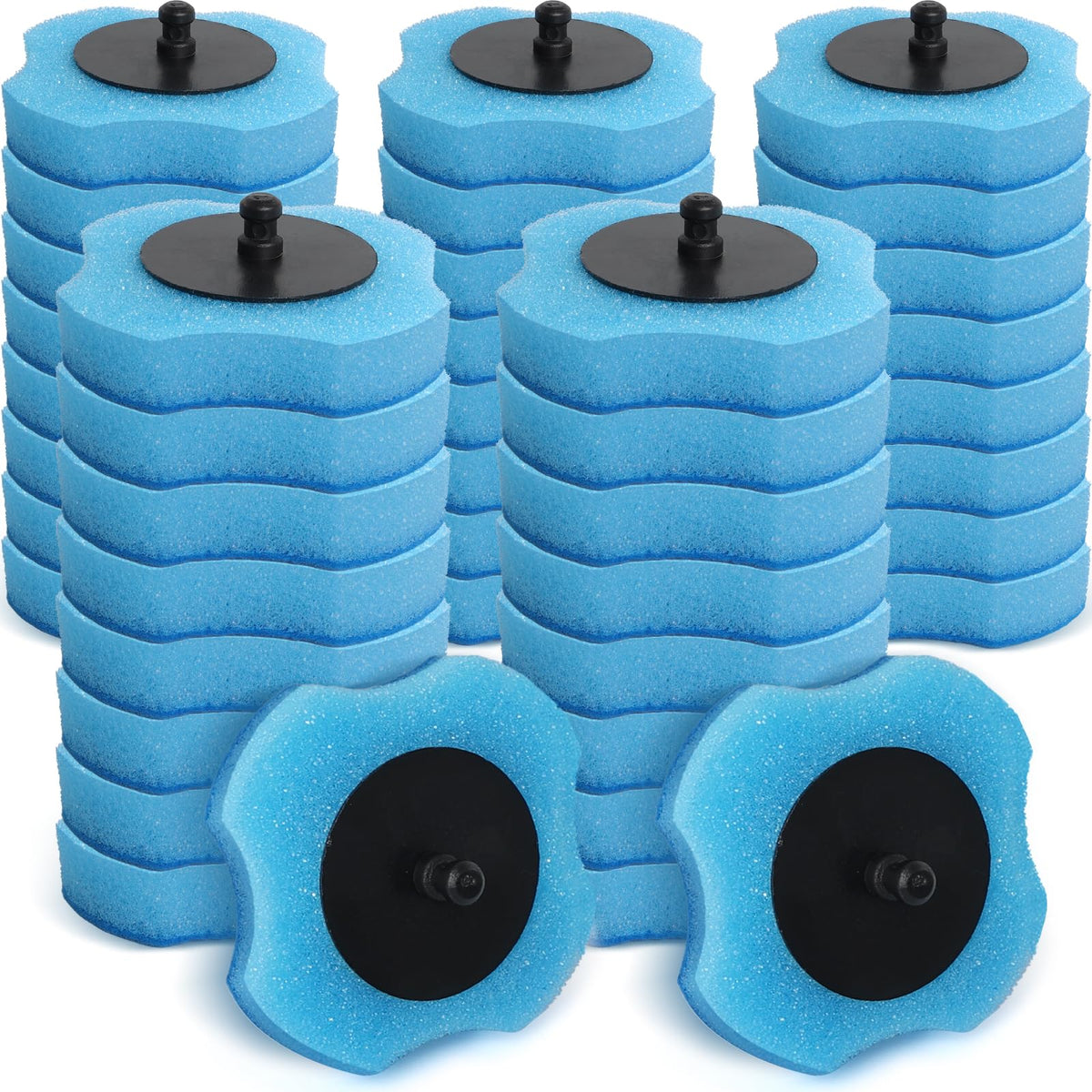 QSWY Disposable Toilet Cleaning System, 40 Pcs Disposable Toilet Bowl Brush Refills, Toilet Wand Disposable Replacement Head For Bathroom Wash Basin