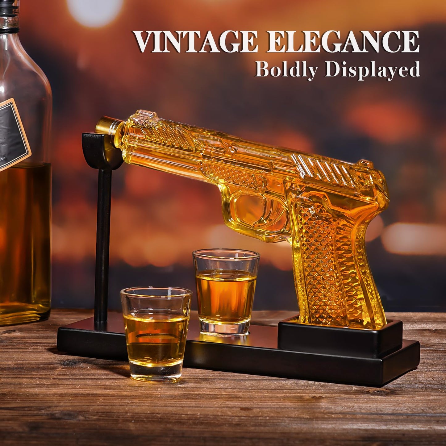 Oaksea Whisky Gifts for Men, Whisky Decanter with Shot Glasses, Whiskey Mens Gifts for Christmas, Whiskey Gift Sets Stocking Fillers for Men, Funny